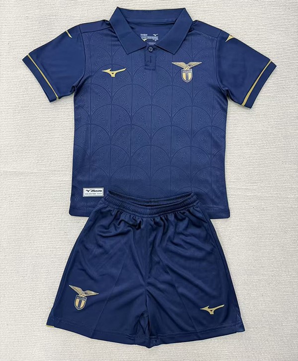 Kids-Lazio 26/27 Third Dark Blue Soccer Jersey